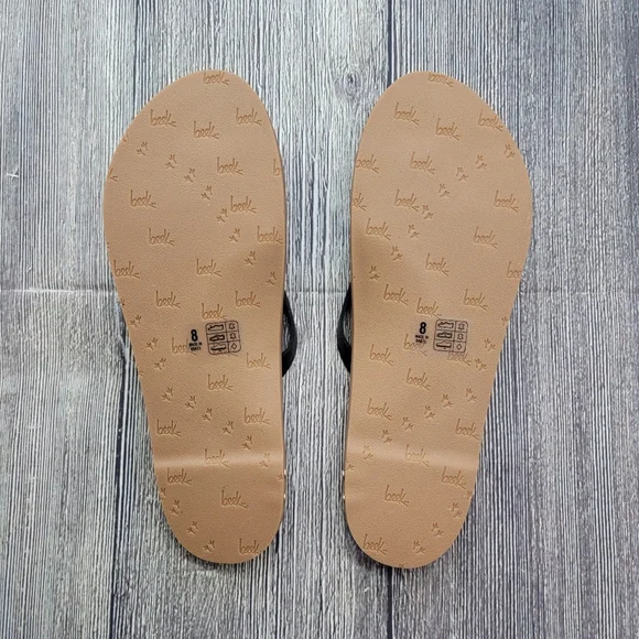 Beek NWT Seabird Leather Thong Sandals Black - Picture 7 of 15